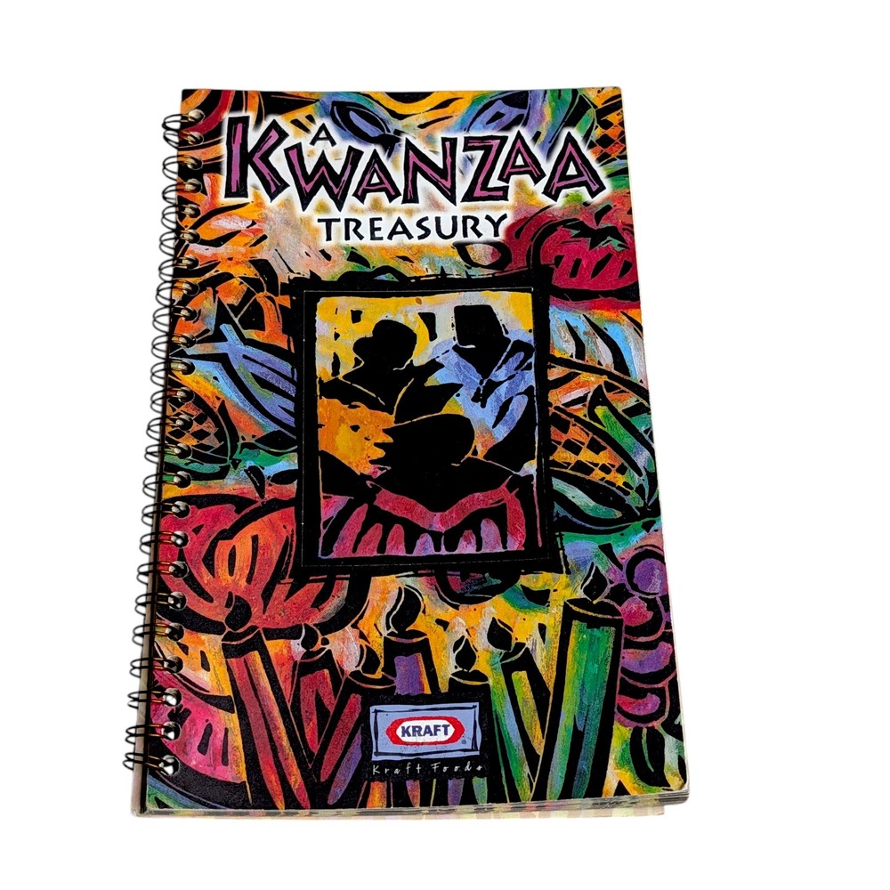 A Kwanzaa Treasury Kraft Foods Cookbook 1999 Spiral‎ Bound Recipes Traditions